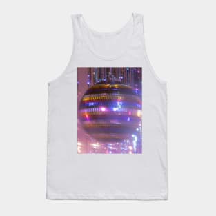 Neon Vintage Disco Ball Tank Top